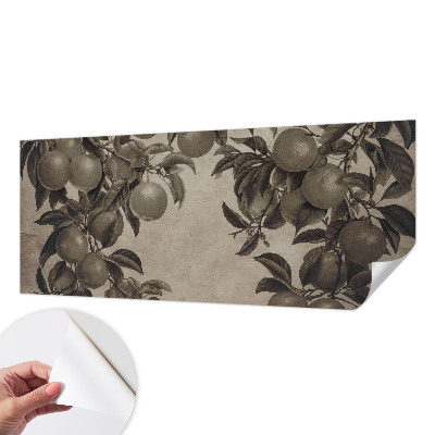Fotobehang babykamer Vruchtpatroon