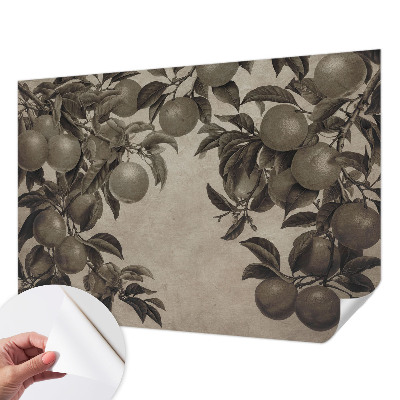 Fotobehang babykamer Vruchtpatroon