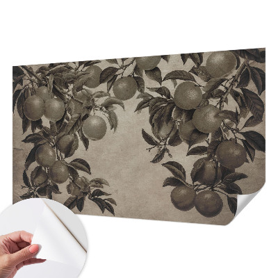 Fotobehang babykamer Vruchtpatroon