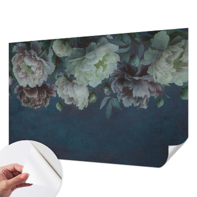 Zelfklevend fotobehang op maat met een bloemig elegant motief