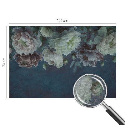 Zelfklevend fotobehang op maat Bloemige elegantie