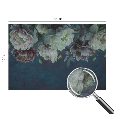 Zelfklevend fotobehang op maat Bloemige elegantie