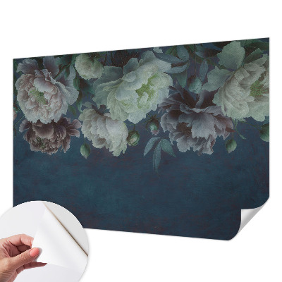 Zelfklevend fotobehang op maat Bloemige elegantie