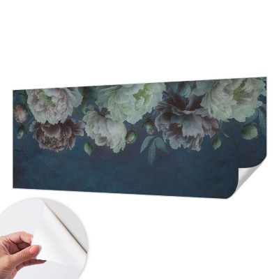 Zelfklevend fotobehang op maat Bloemige elegantie