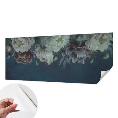 Zelfklevend fotobehang op maat met een bloemig elegant motief