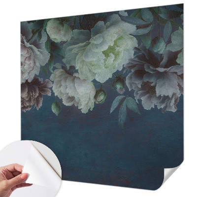 Zelfklevend fotobehang op maat Bloemige elegantie
