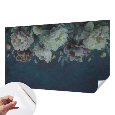 Zelfklevend fotobehang op maat Bloemige elegantie