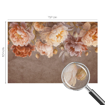 Zelfklevende behangsticker Bloemige elegantie