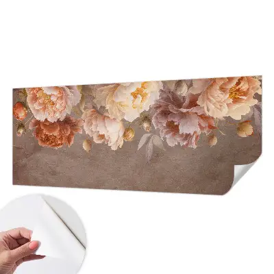 Zelfklevende behangsticker met een bloemig, elegant ontwerp