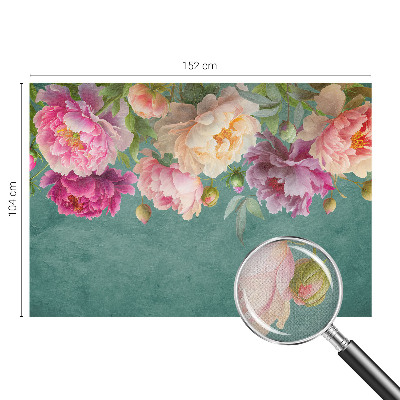 Fotobehang voor kinderkamer met een bloemig en elegant dessin