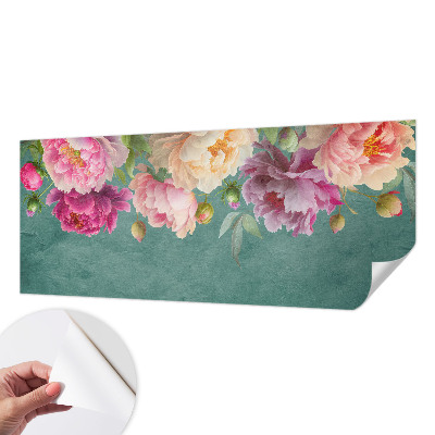 Fotobehang voor kinderkamer met een bloemig en elegant dessin