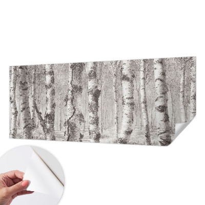 3D fotobehang Berkenbos