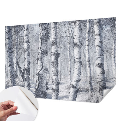 Foto behang voor de kinderkamer met een winters natuurmotief