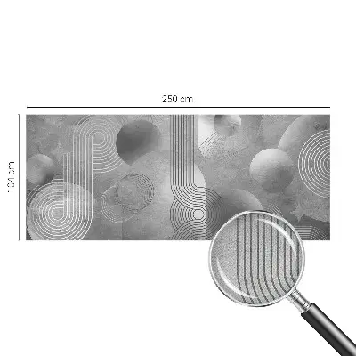 Fotobehang kinderkamer met een abstracte, elegante afbeelding