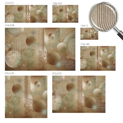 Fotobehang voor de kinderkamer Geometrisch patroon