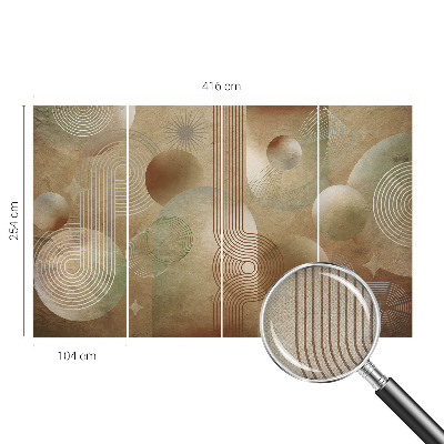 Fotobehang voor de kinderkamer Geometrisch patroon
