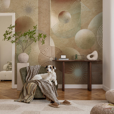 Fotobehang voor de kinderkamer Geometrisch patroon