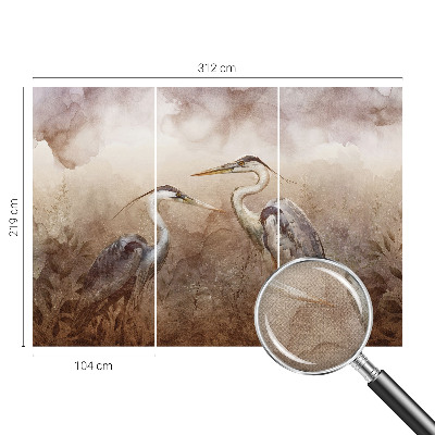 Fotobehang babykamer Elegante vogels