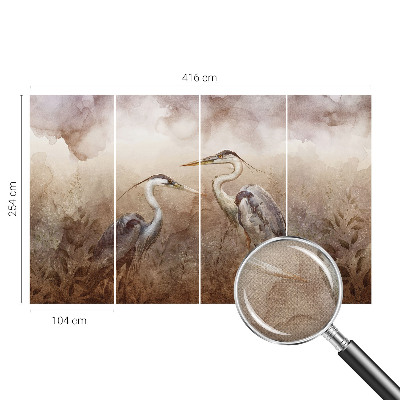 Fotobehang babykamer Elegante vogels