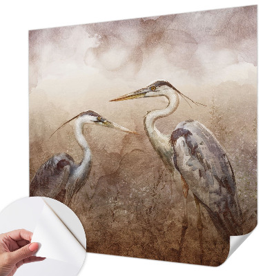 Fotobehang babykamer Elegante vogels