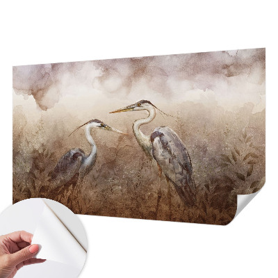 Fotobehang babykamer Elegante vogels