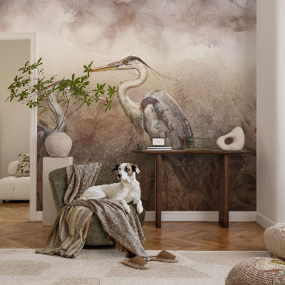Fotobehang babykamer Elegante vogels
