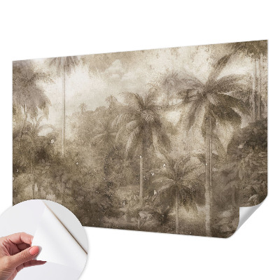 Zelfklevend fotobehang met een exotisch landschap