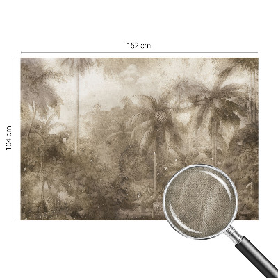 Zelfklevend fotobehang met een exotisch landschap