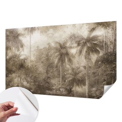 Zelfklevend fotobehang met een exotisch landschap