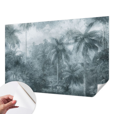 Fotobehang zelfklevend met tropische vegetatie