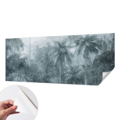 Fotobehang zelfklevend met tropische vegetatie