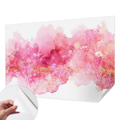 Zelfklevend fotobehang op maat Bloemenpatroon