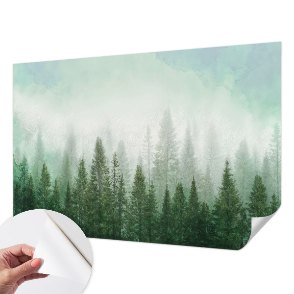 Foto behang voor de kinderkamer Wolf in het bos