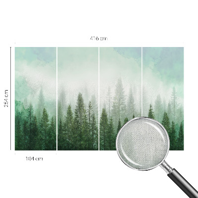 Foto behang voor de kinderkamer Wolf in het bos