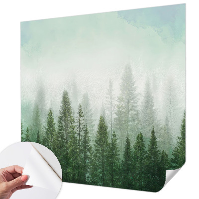 Foto behang voor de kinderkamer Wolf in het bos