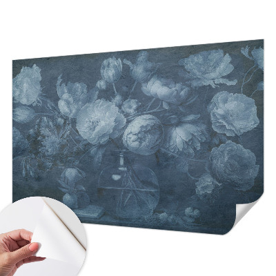Fotobehang voor kinderkamer met een bloemarrangement als motief