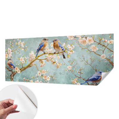 Fotobehang kinderkamer Lente vogels
