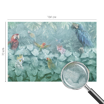 Fotobehang babykamer Exotische vogels