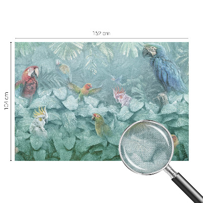 Fotobehang babykamer Exotische vogels