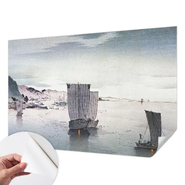 Fotobehang zelfklevend met een maritiem landschap als print
