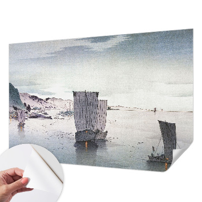Fotobehang zelfklevend met een maritiem landschap als print