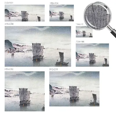 Fotobehang zelfklevend met een maritiem landschap als print