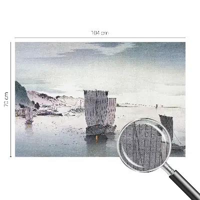 Fotobehang zelfklevend met een maritiem landschap als print