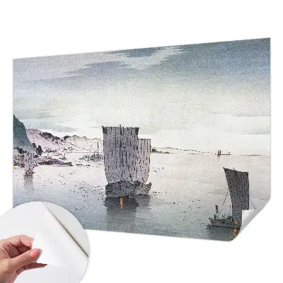 Fotobehang zelfklevend met een maritiem landschap als print