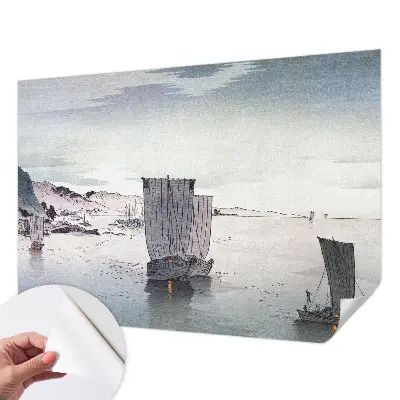 Fotobehang zelfklevend met een maritiem landschap als print