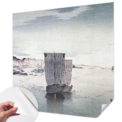 Fotobehang zelfklevend met een maritiem landschap als print