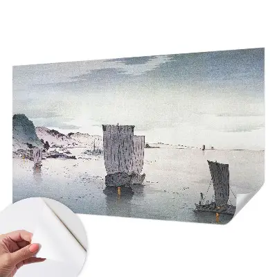 Fotobehang zelfklevend met een maritiem landschap als print