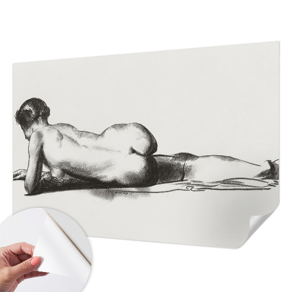 Zelfklevend fotobehang op maat met het motief 'Een subtiele daad'