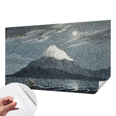 Fotobehang babykamer Maanverlichte nacht