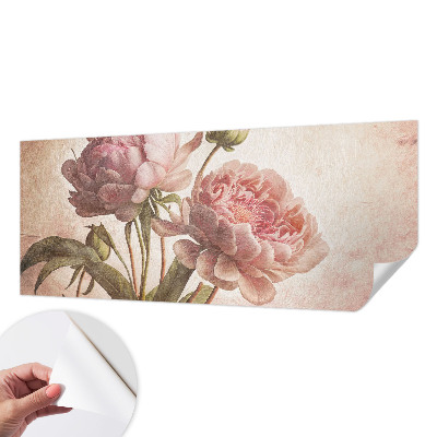 3D fotobehang Delicate pioenrozen